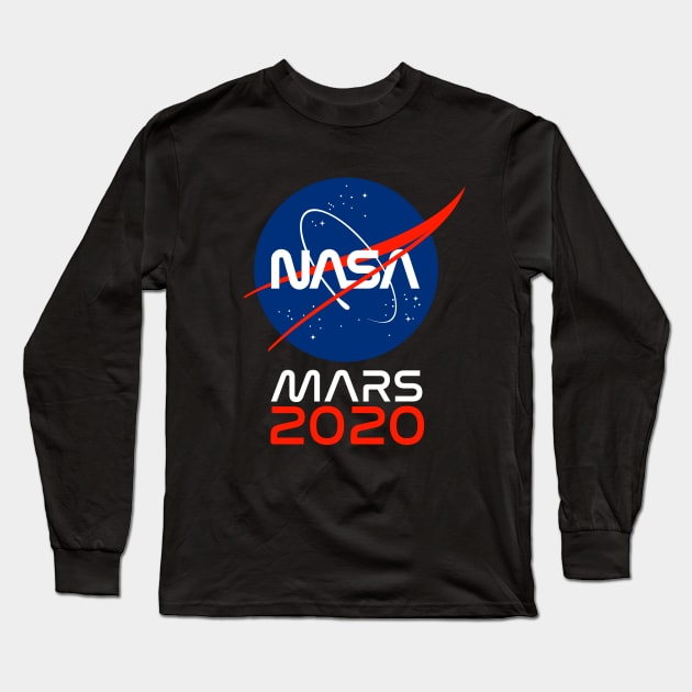 Mars 2020 Perseverance Long Sleeve T-Shirt by applebubble